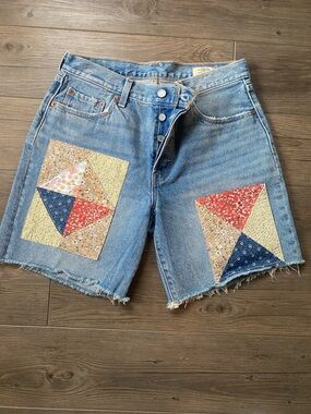 Levi's Patchwork Women's Denim Shorts